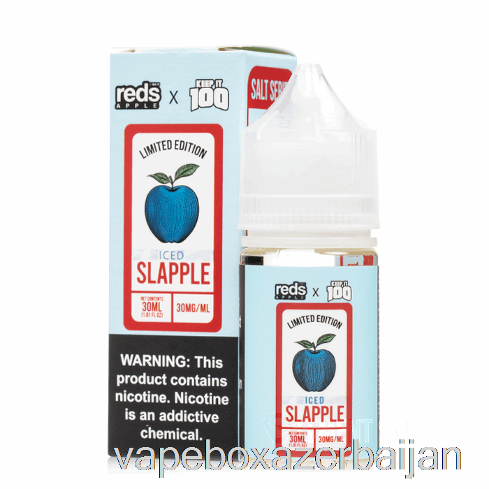 Vape Box Azerbaijan Iced Slapple - 7 Daze x Keep It 100 Salts - 30mL 30mg